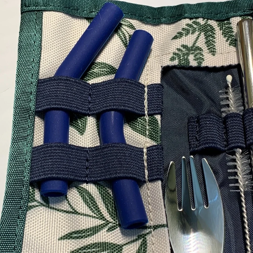 United by Blue Impact Collection The Utensil Kit in Bone White and Fern